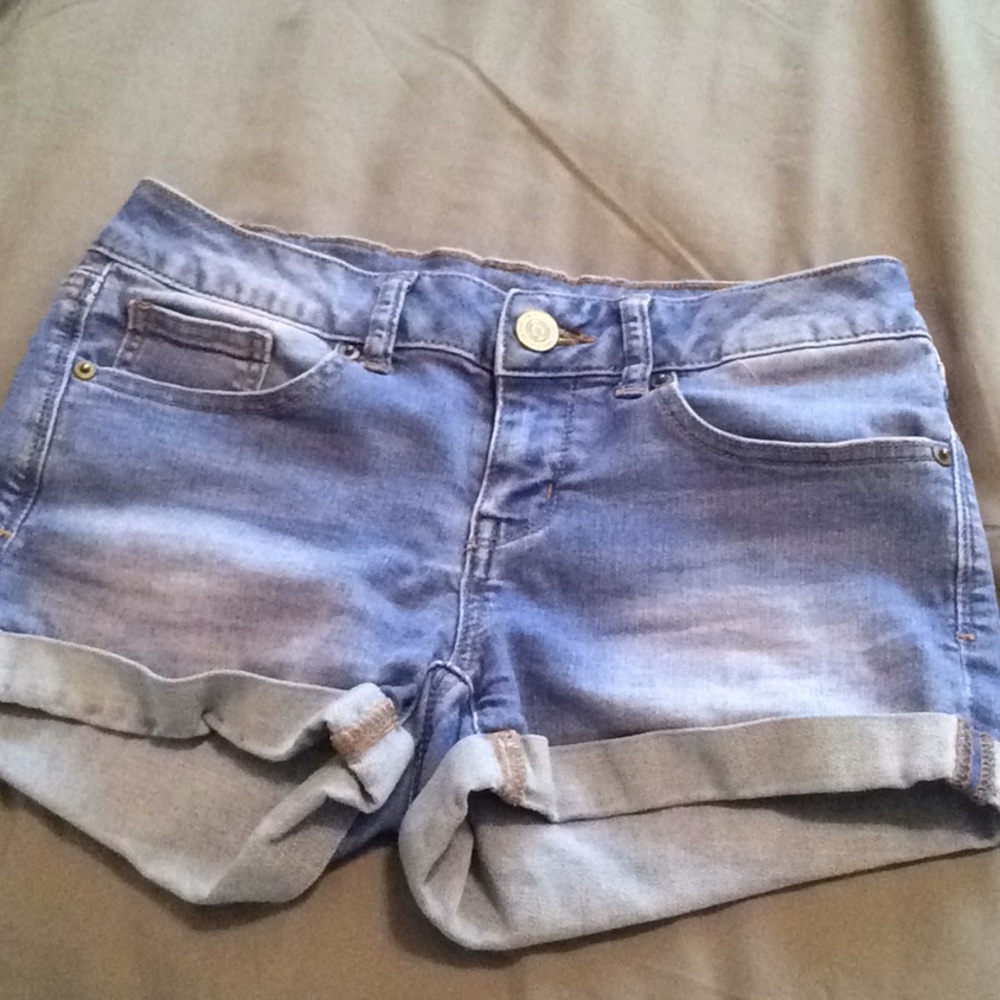 blue jean shorts from SO